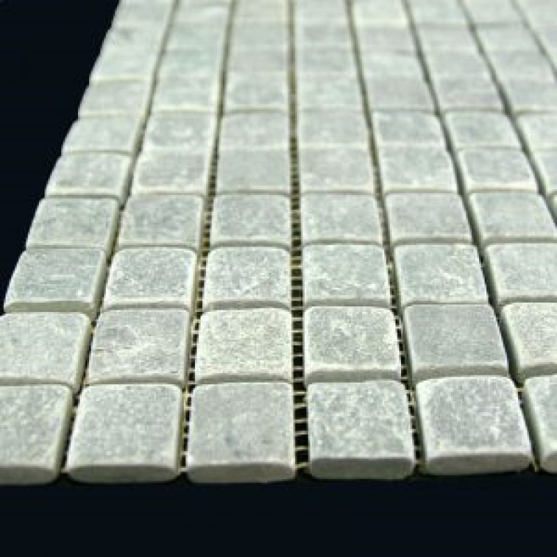 Carrelage mural en mosaïque vert ardoise dévalé 1 "x 1" Amalga