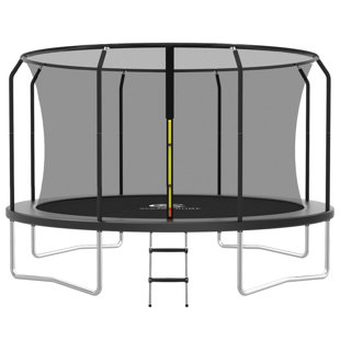 ACWARM HOME 14FT Recreational Trampolines for Kids and Adults with Net and Ladder, ASTM Approved