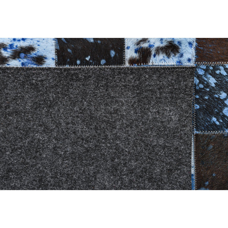 Tapis bleu foncé Jed
