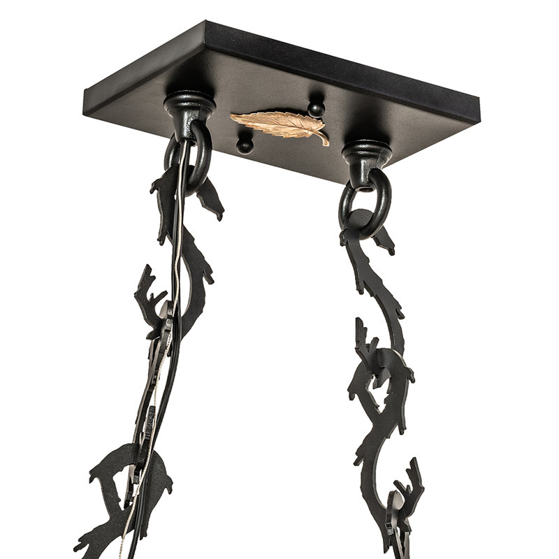 6 - Light Black/Green Kitchen Island Pendant