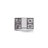 ILVE Nostalgie II Series 40 inch Dual Fuel Range with 6 Sealed Burners, Griddle (Solid Door)-99299297-99299290
