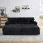 Upholstered Sofa With Footrest And Throw Pillows-78697871