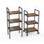 Isleton 16.1'' W Metal Storage Rack with Wheels