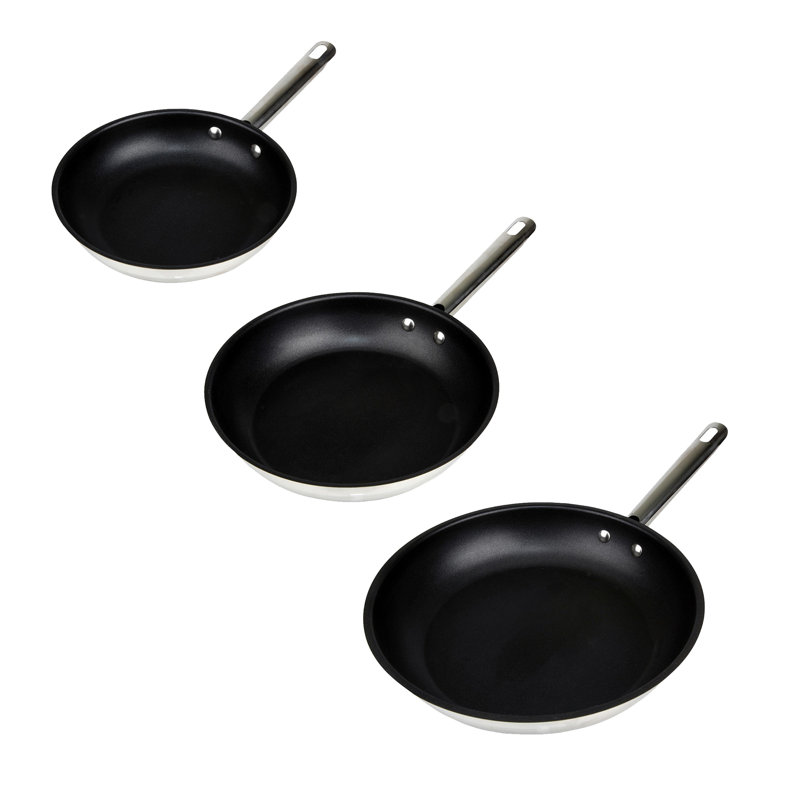 Denby 3 Piece Stainless Steel Cookware Set