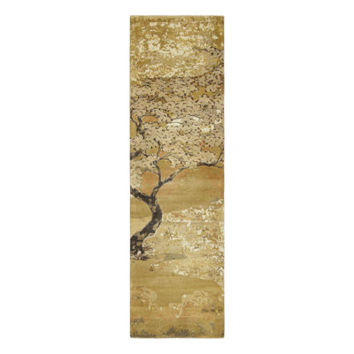 One-of-a-Kind 3'1x11'10 Hand Knotted Area Rug