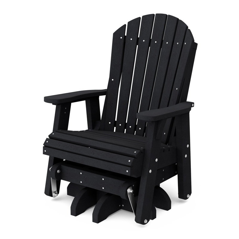 Fauteuil oscillant pivotant simple Heritage, Noir, noir, noir, noir