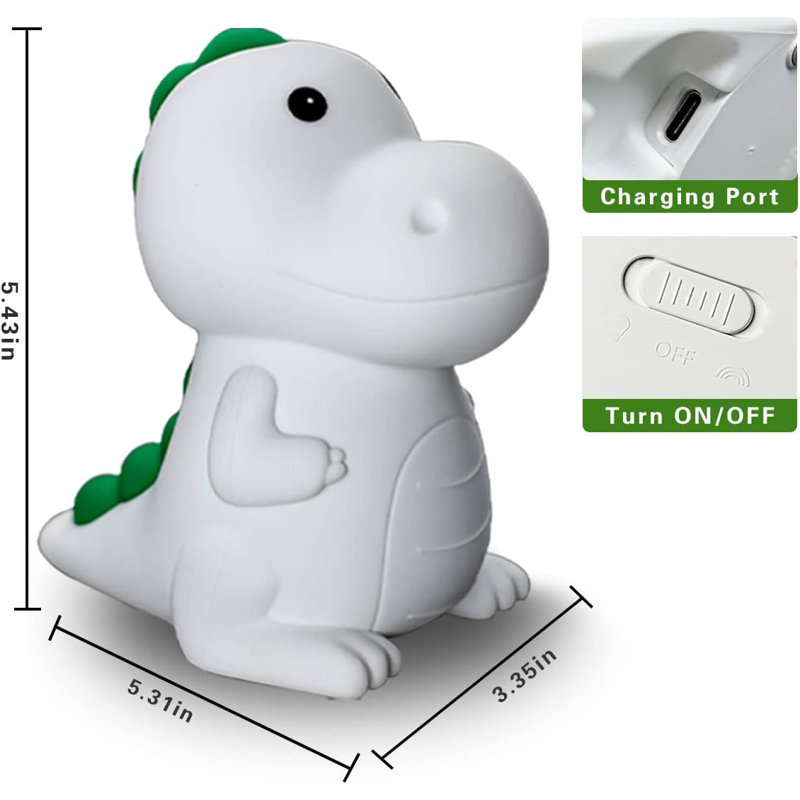 Veilleuse pépinière de dinosaures