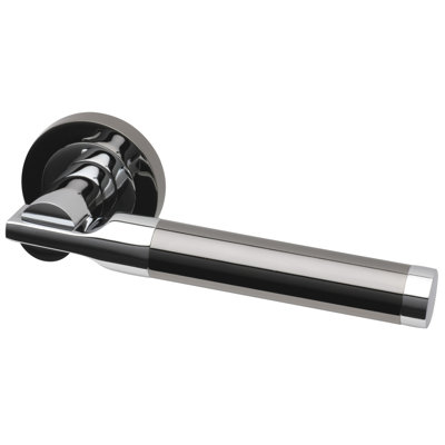 Vega Black Chrome Internal Door Handle Pack