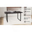 Ensemble de table de salle à manger en MDF et chaise de salle à manger 4 pièces, ensemble de table de salle à manger en bois de style médiéval-952526769-952526764-952526771