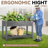 High-Density Polyethylene Elevated Planter-428315759