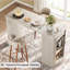Counter Height Dining Table With Storage, Rectangular Bar Table With Drawer And Wine Rack-1667711525-1670852406