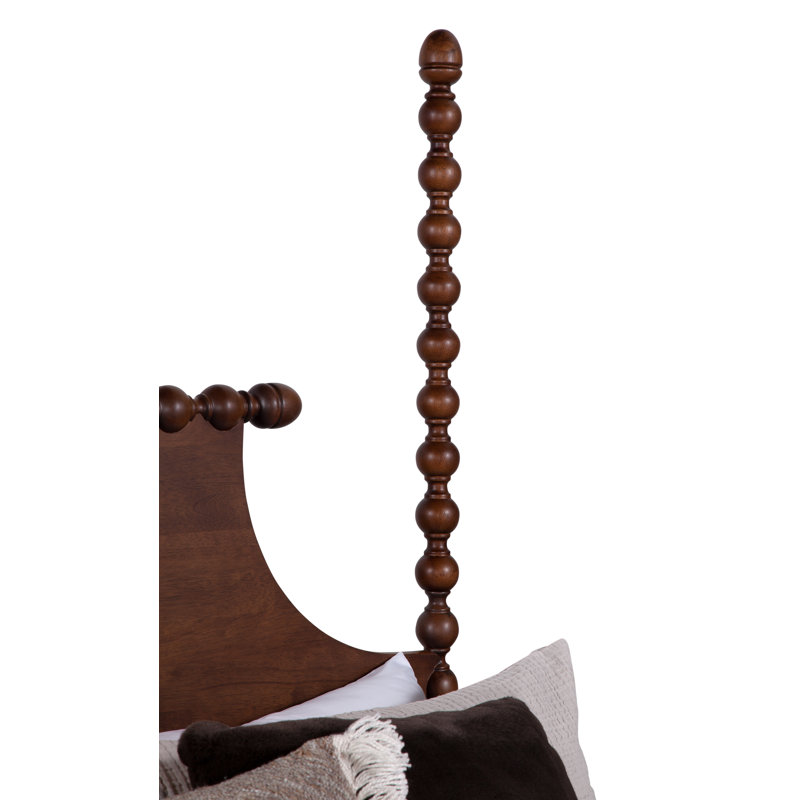 Mary Spindle Four Post Bed, Twin, Willow