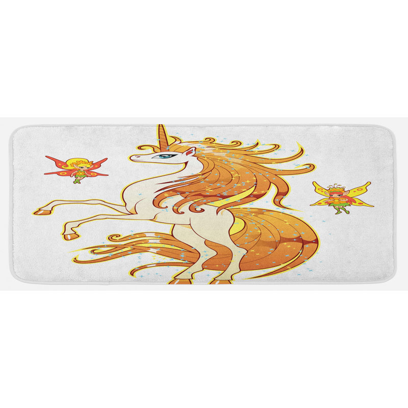 Tapis de cuisine licorne
