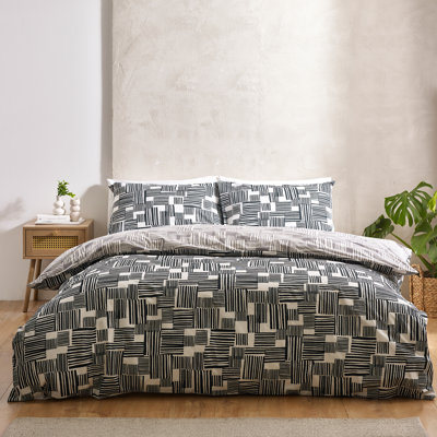 Blocks Reversible Duvet Cover Set