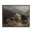 Highland Cows Beside Misty Loch, estampe numérique, design par Arlington Prints-130752783-130752786