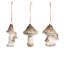 4.5'' Glass Plants & Flowers Hanging Figurine Ornament