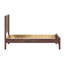 Ensemble de 3 articles pour chambre à coucher, un lit simple, une commode double et une table de chevet Hibir-1600414172-1600414174