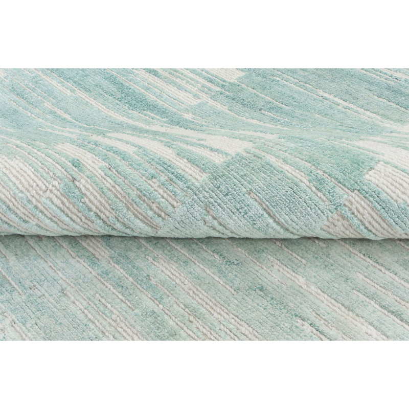 Handmade Wool Area Rug, Rectangle 10' x 14'