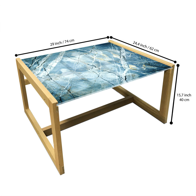 Jallier Sled Coffee Table, 62cm H x 74cm W x 40cm D