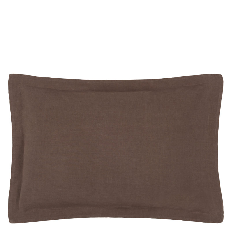 Biella Cocoa & Roebuck Sham, Queen Sham