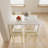 4-Pack Modern Striped Color Block Chairs with Waterproof PP Seat and Sturdy Metal Legs for Indoor and Outdoor Use