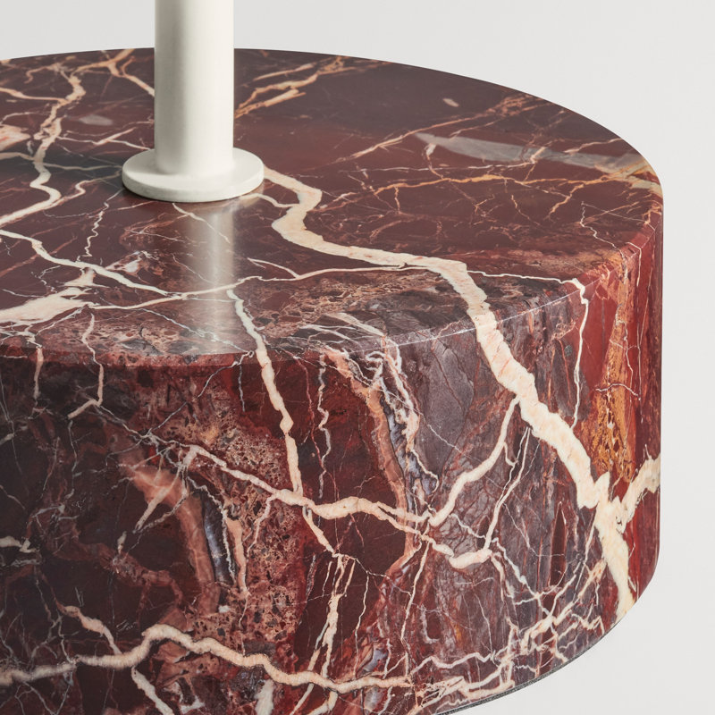 Chit Chat End Table, Putty, Cherry