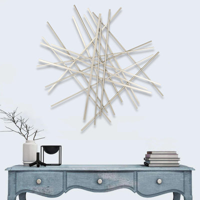 Handmade Modern Abstract Wall Decor on Metal