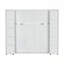 Lit escamotable avec portes de rangement parfait pour la vie moderne et les petits appartements-2050103681