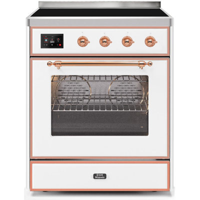 Cuisinière à induction 40 pouces avec 6 éléments à induction ILVE Majestic II Series (porte en verre)