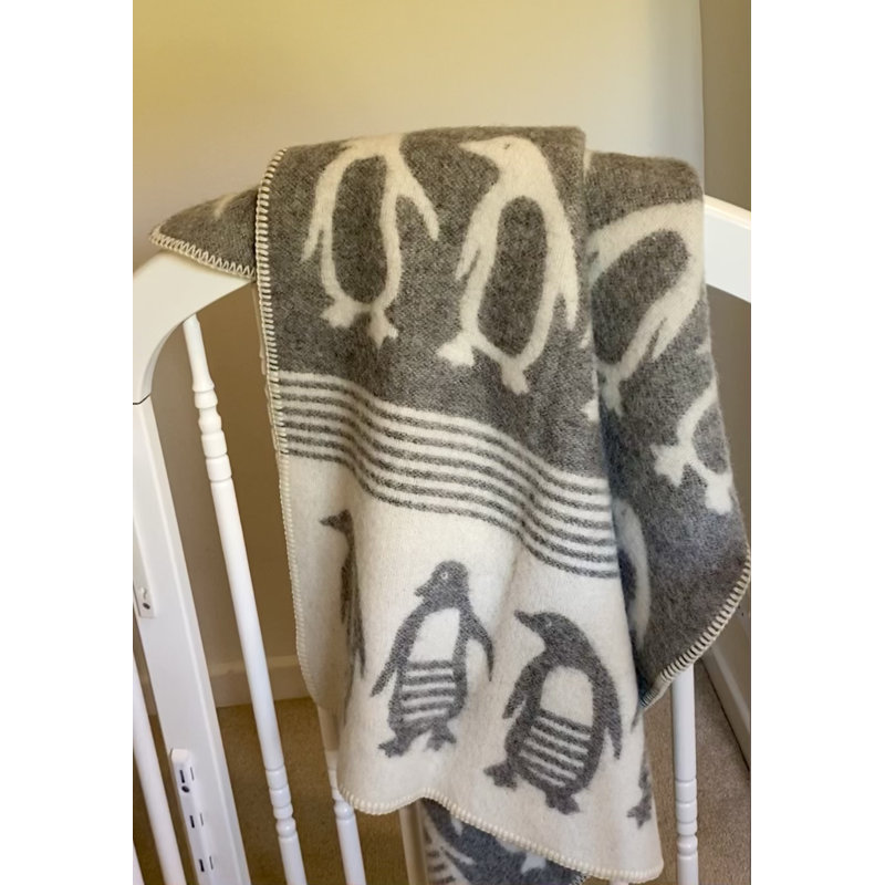 Aalliyah 80% Wool And 20% Cotton Baby Blanket