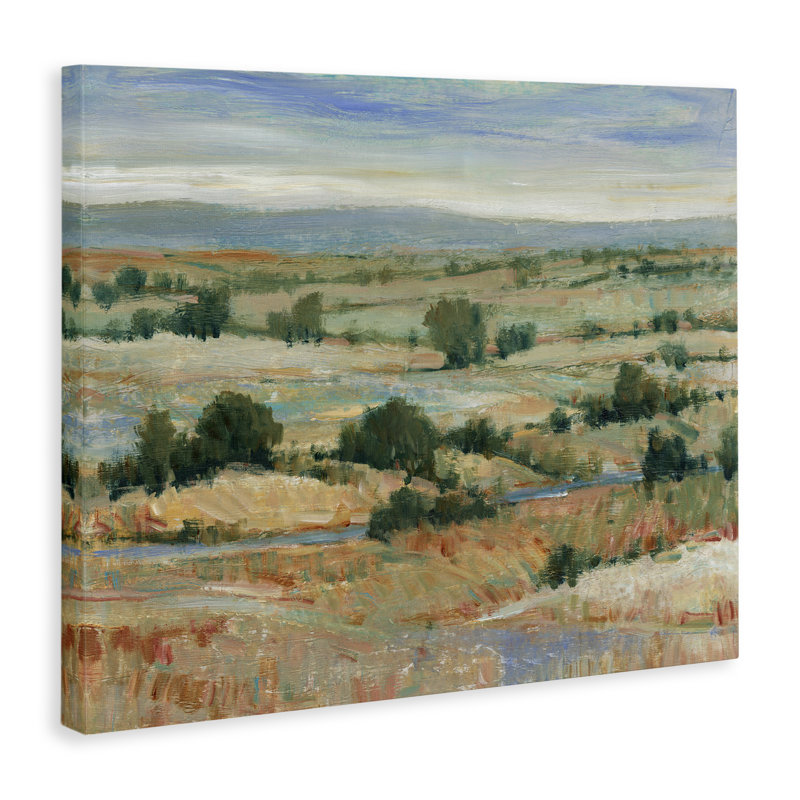 "Distant Farmland View", art mural par Tim Ottoole, H 30 po x l 40 po