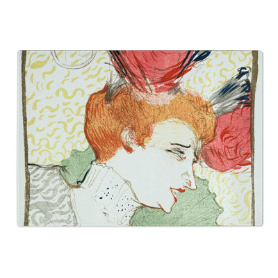 Bust of Mademoiselle Lender by Henri De Toulouse-Lautrec Chopping Board