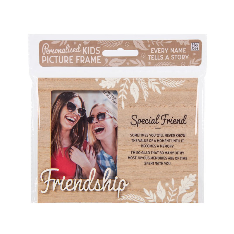 Hazella Tan Solid + Manufactured Wood Picture Frame