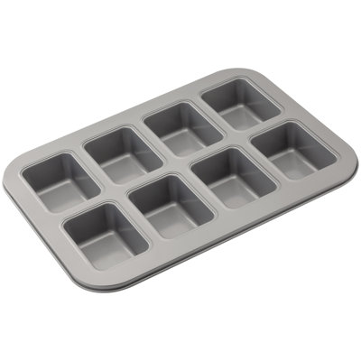 Judge Bakeware, 8 Cup Non-Stick Mini Loaf Tin, Cup Size 9 x 6 x 3cm