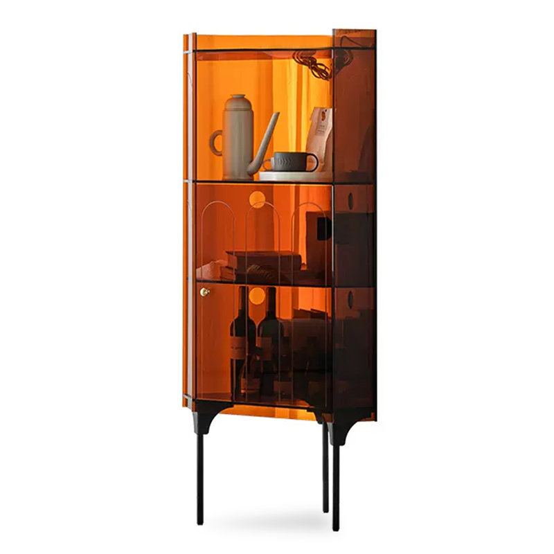 Armoire d'appoint en acrylique Light Luxury, Ambre