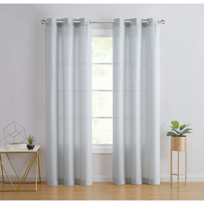 Hannah Semi Sheer Curtain Panel Pair