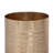 Davina Gold Metal Floor Planters, Set Of 3