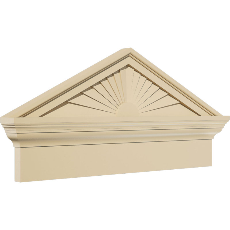 Fronton en uréthane Signature, 26 po x 13,375 po x 2,75 po, Combinaison, Rayons de soleil