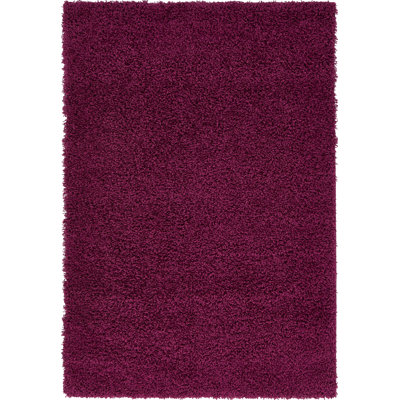 Tapis mauve aubergine Capwell