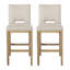 Ensemble de 2 tabourets de comptoir 31 pouces, tissu-537442913-537442915