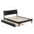 Phoenix Wood Platform Bed with Trundle-891028856-891028863