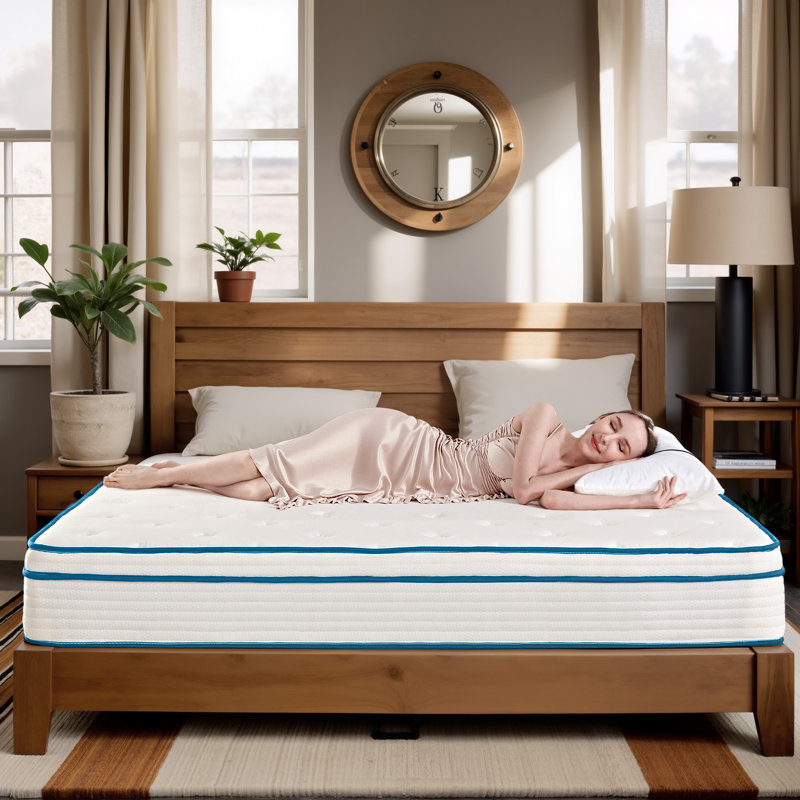 Extra Large Double Mattress in a Box | 26cm Thick Medium Firm with Pocket Springs | Rolled for Easy Setup | 1.35/1.5/1.8m Large Sizes | Shipped from UK