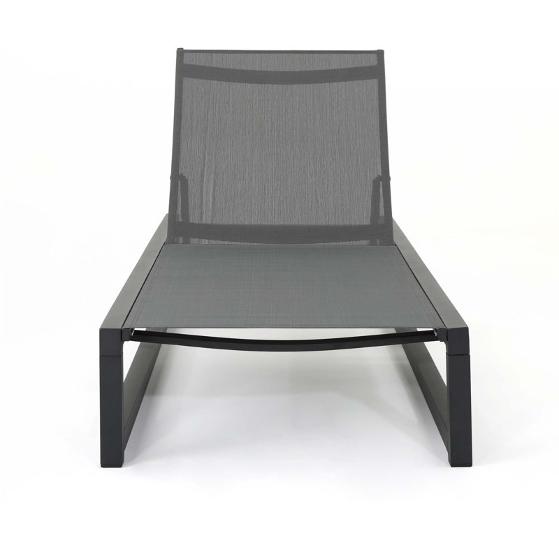 Chaise Lounge, 1, Gray