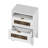 Charming Farmhouse Wooden Nightstand With Storage And Stylish Handles-1835089458