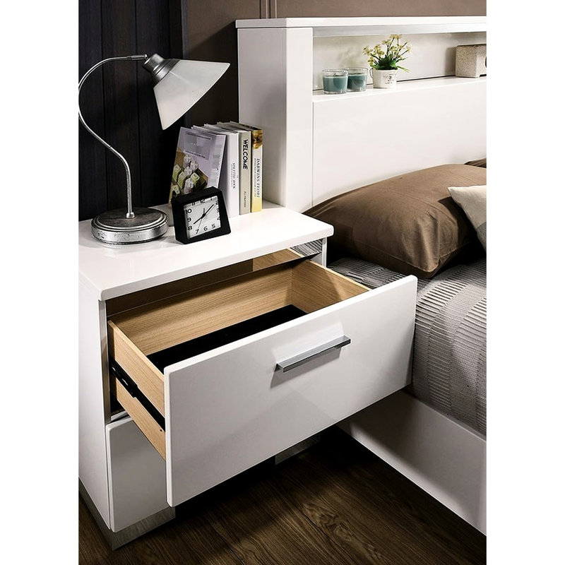 Table de chevet Modern, White
