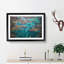 Birds Eye View Of Sydney Australia Painting - Single Picture Frame Print on MDF-56634330-56634331