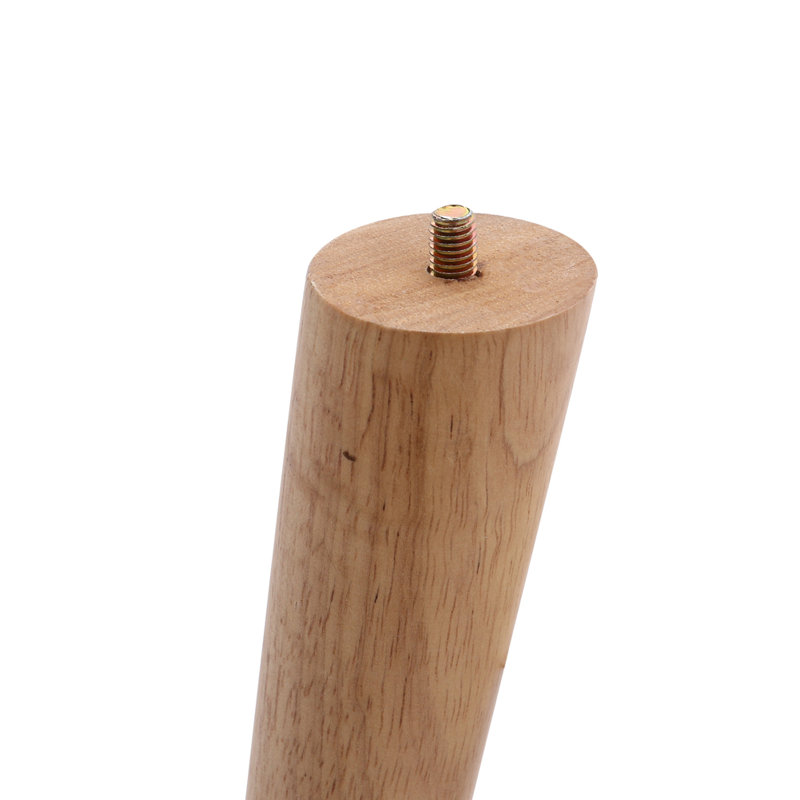 Verdi Solid Wood Table Leg, Natural, 45cm H x 4.5cm W x 4.5cm D