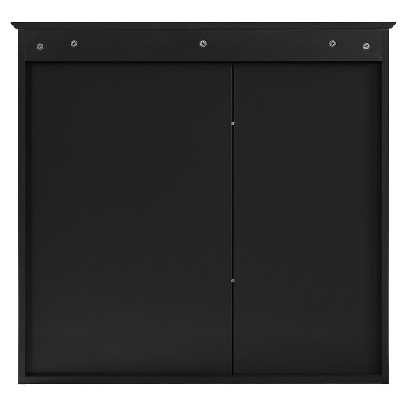 Armoire de toilette 2 en 1, armoire à pharmacie murale de 30 pouces avec tablettes réglables et portes à fermeture en douceur, miroir haute définition avec rangement pour meuble-lavabo de salle de bain