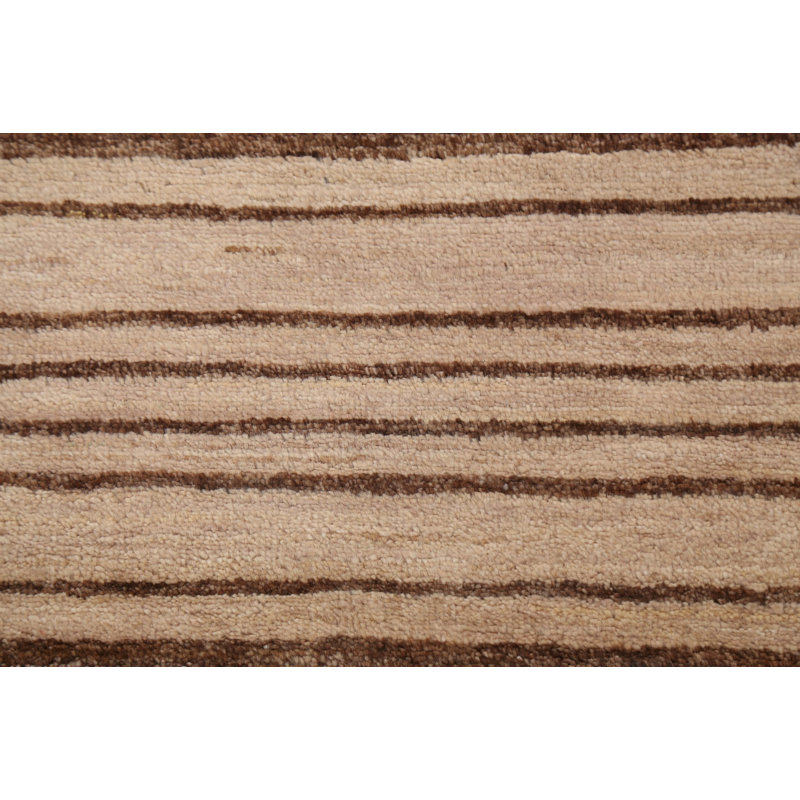 One-of-a-Kind 3'3" X 5'2" New Age Wool Area Rug in Beige