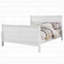 Grand lit moderne au fini blanc moderne